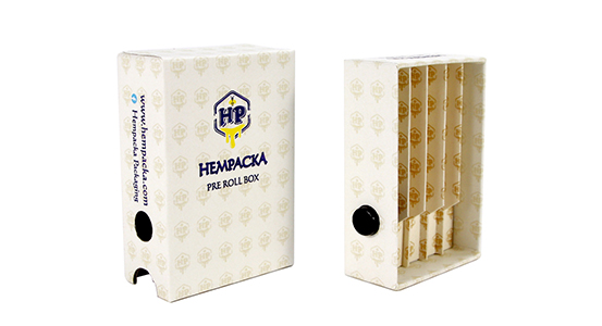 HEMPACKA Custom Logo Child Proof Pre-Roll Cone Packaging Box
