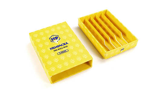 HEMPACKA Custom Logo Child Resistant Pre-Roll Packaging Box