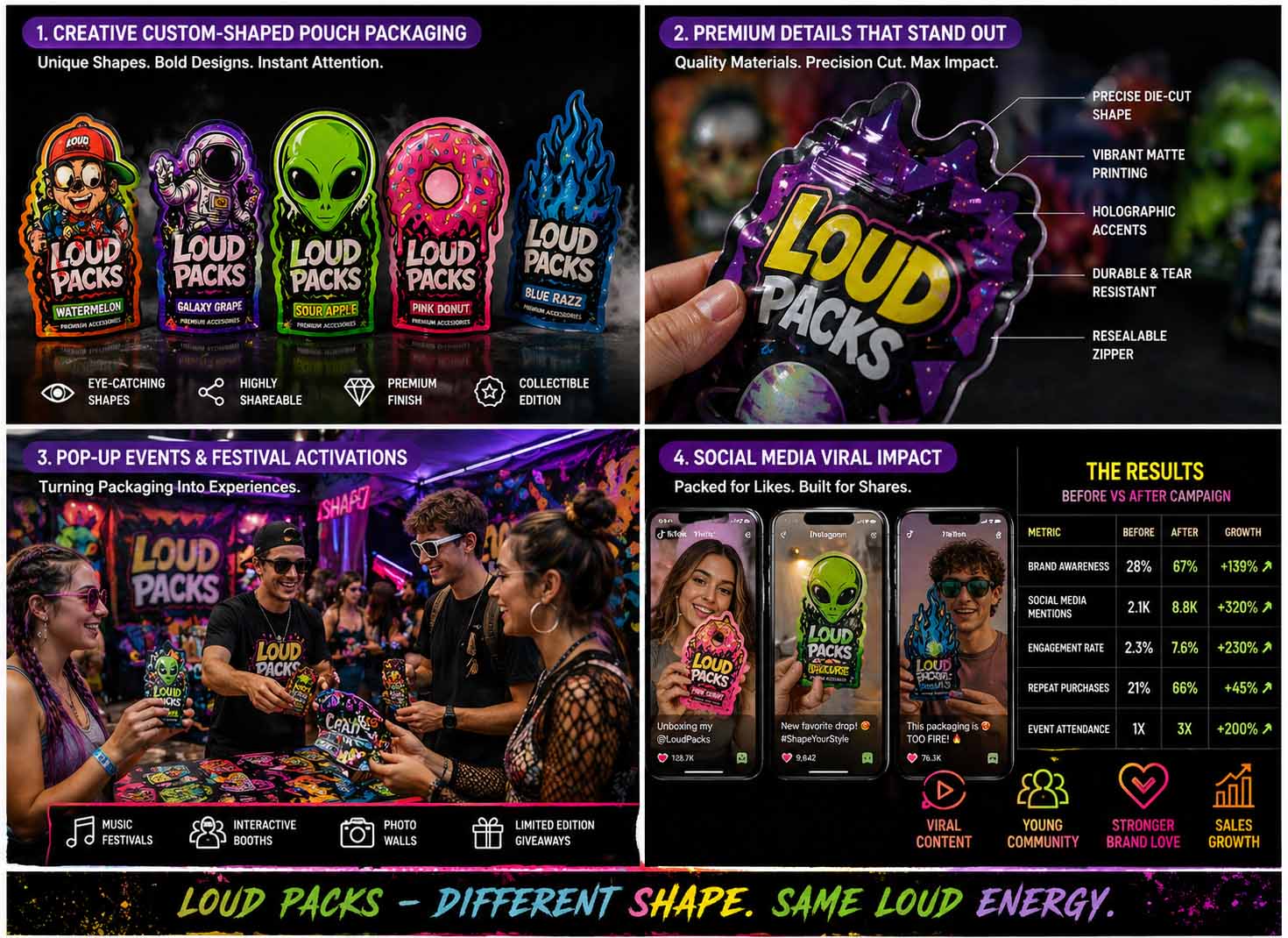 How Custom-Shaped Pouch Packaging Helped a Smoking Accessories Brand Go Viral Among Young Consumers in the US & Europe