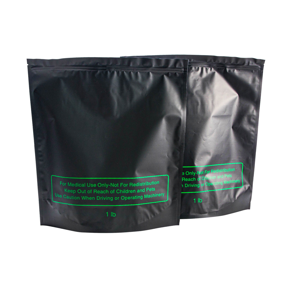 Smell Proof Black Mylar Bag Size Large