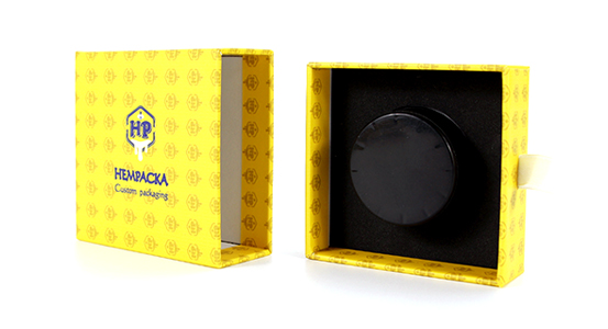 HEMPACKA Custom Logo 9ml Container Jar Drawer Box Packaging 