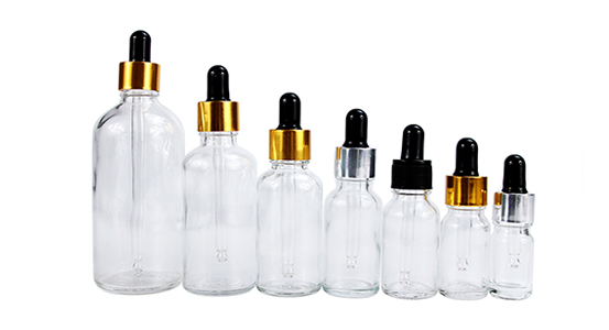 HEMPACKA CBD Oil Clear Glass Dropper Bottle 