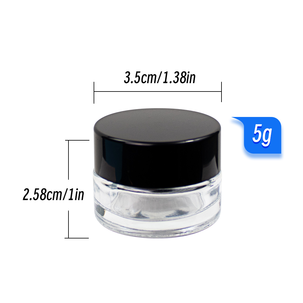 5ml Glass Jar for Tobacco Paste 