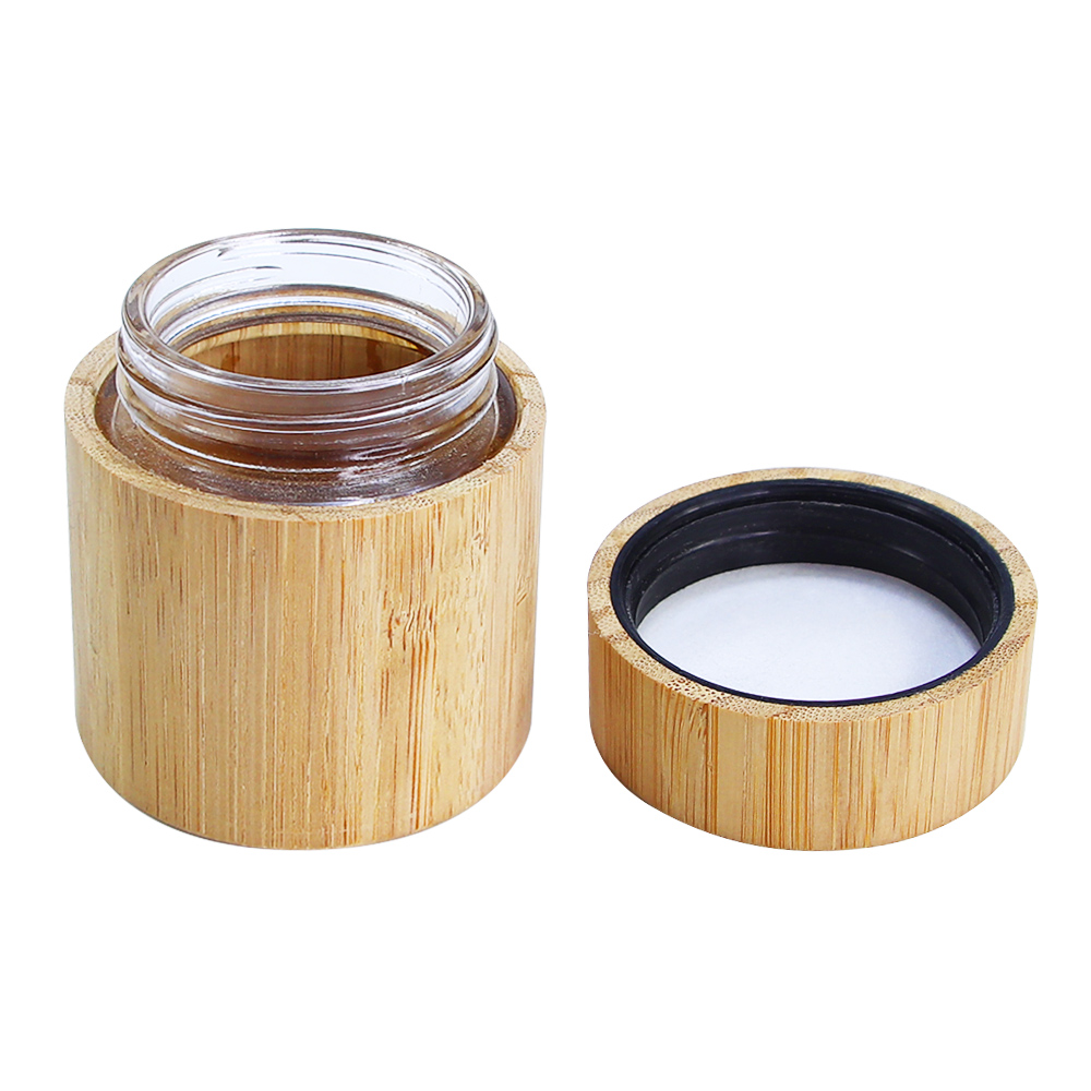  Wooden Glass Jar