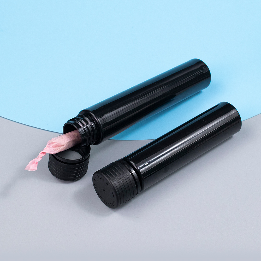 110mm 130mm Black Plastic Pre-roll Tubes