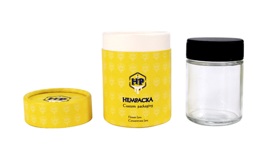 HEMPACKA Custom Logo Container Jar Box Packaging 