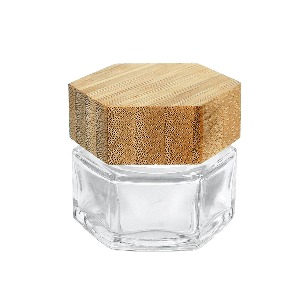  HEMPACKA Hexagon Glass Jar