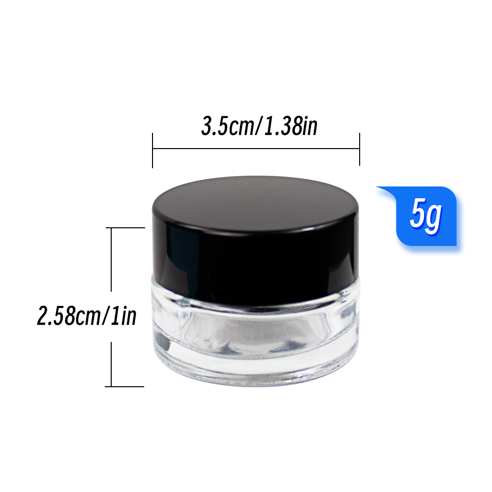 5ml  Glass Jar For Tobacco Paste