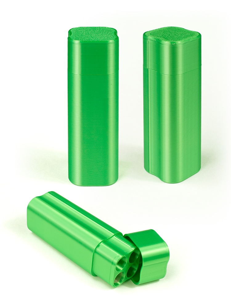 3D-Printed 4-Hole Gold Pre-Roll Tube
