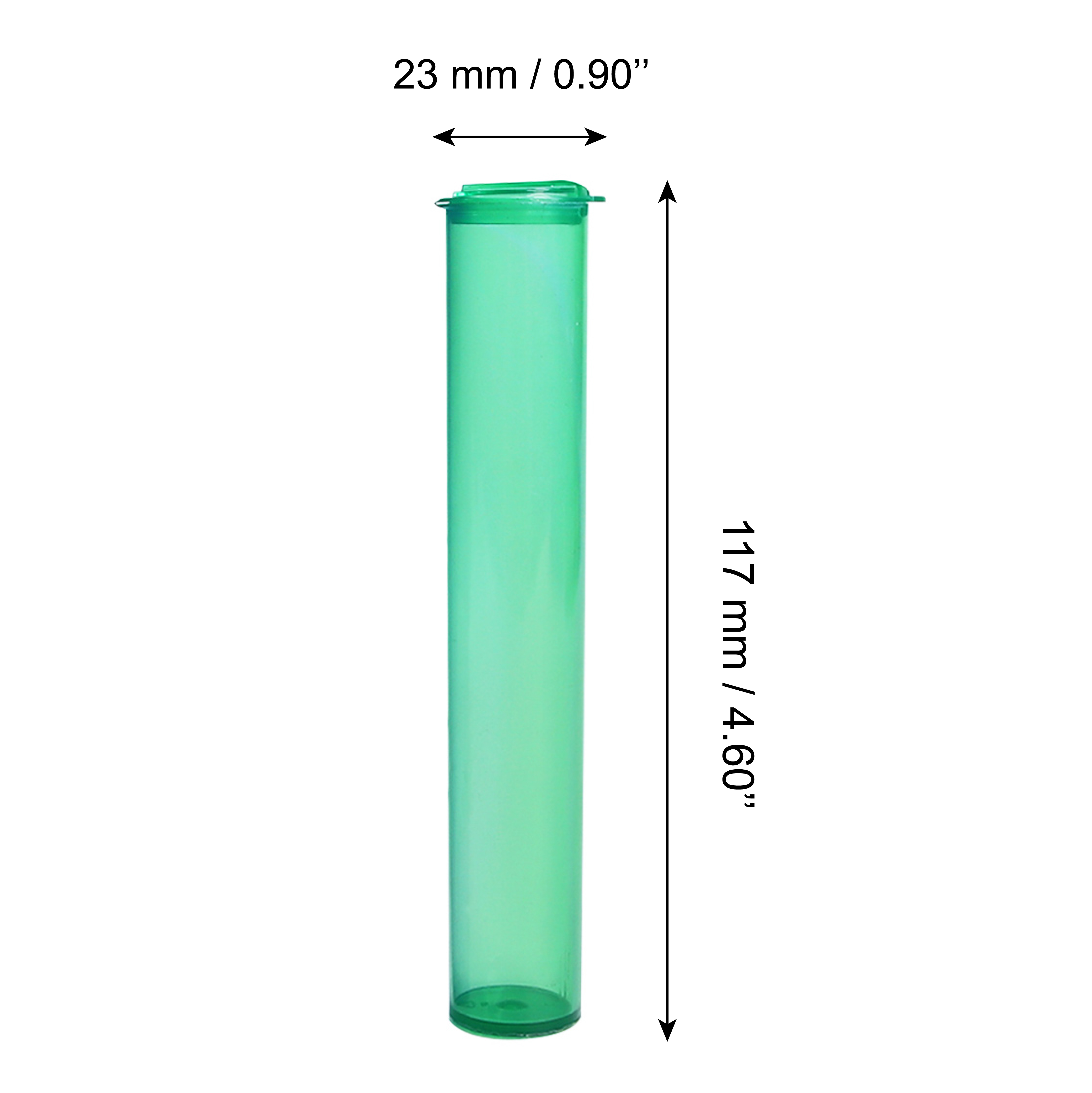 HEMPACKA Child Resistant Pop Top Tube Packaging