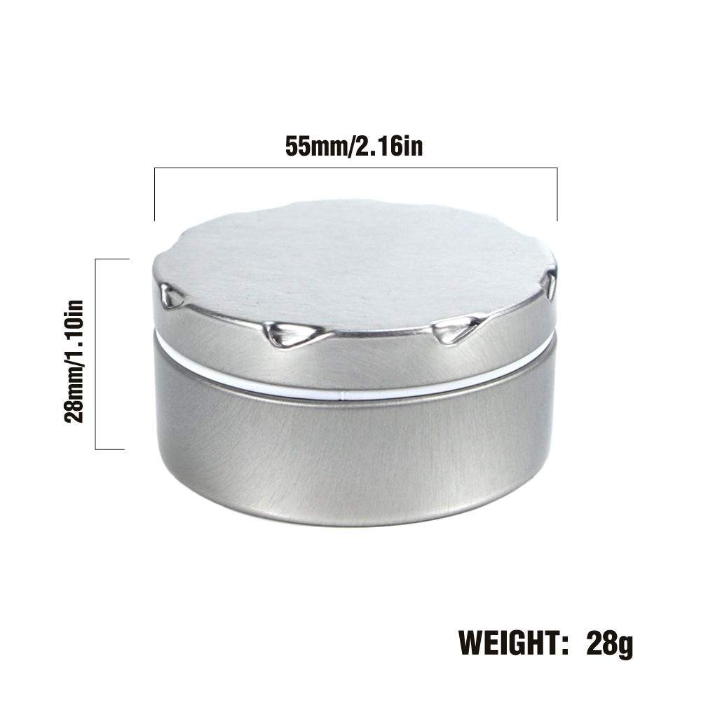 CR metal tin size