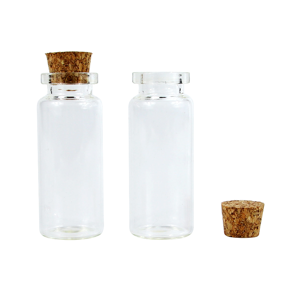 HEMPACKA Multiple Sized Classic Customize Flat Bottom Glass Rolled Tube With Cork