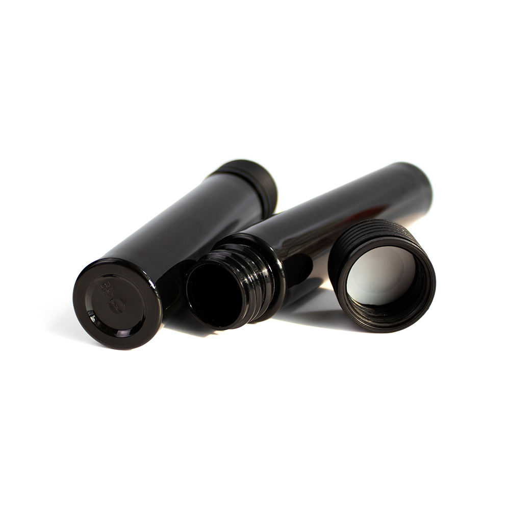 110mm 130mm Black Plastic Pre-roll Tubes