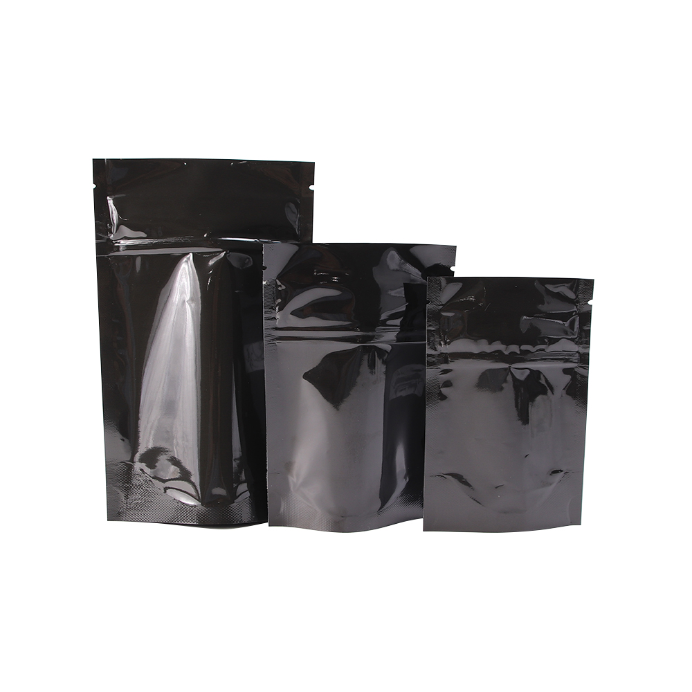 Child Resistant Smell Proof Black Mylar Bag